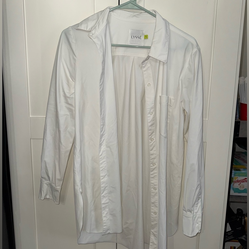 Lysse long sleeve small white